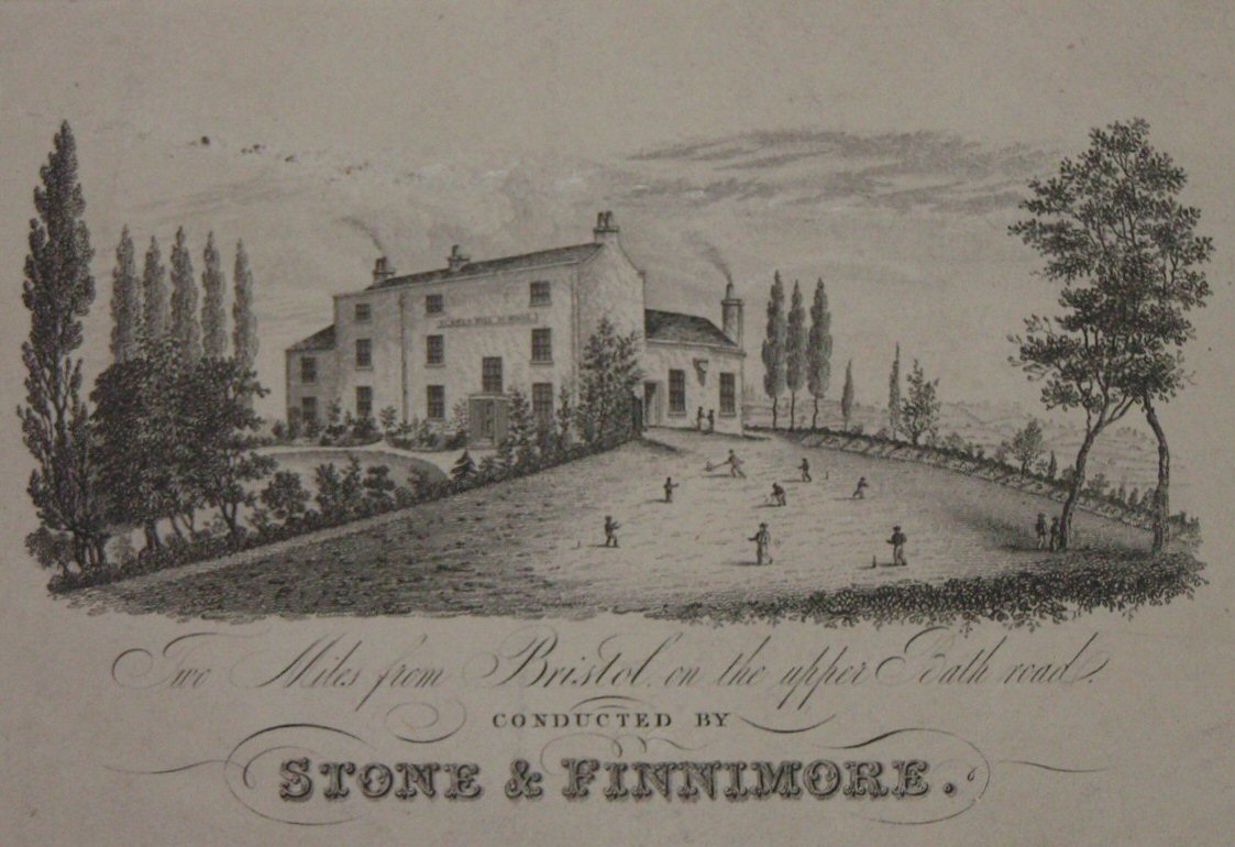 Print - Summer Hill School. Two Miles from Bristol, on the upper Bath road.Conducted by Stone & Finnimore.